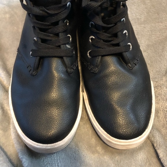 Men’s Nautical black leather shoes size 8.5 - Picture 5 of 10
